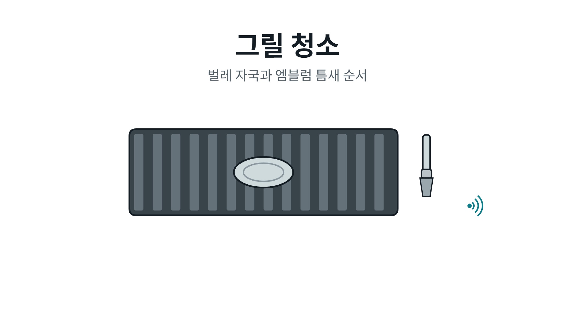 그릴 청소 방법
